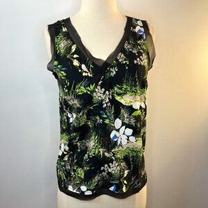 Philosophy Republic Clothing Women's Black Floral Tank Top - Size XS - NWT $48